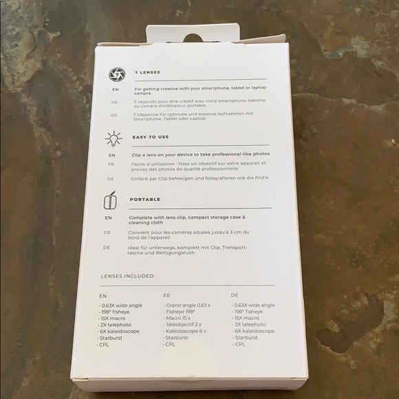 NIP XQISIT 7-IN-1 Cell Phone Lens Kit - Picture 2 of 6